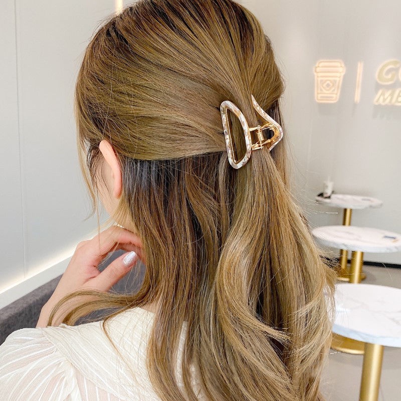 Kẹp Tóc Kim Loại Hàn Quốc 2022 Kẹp Tóc Nửa Lưng