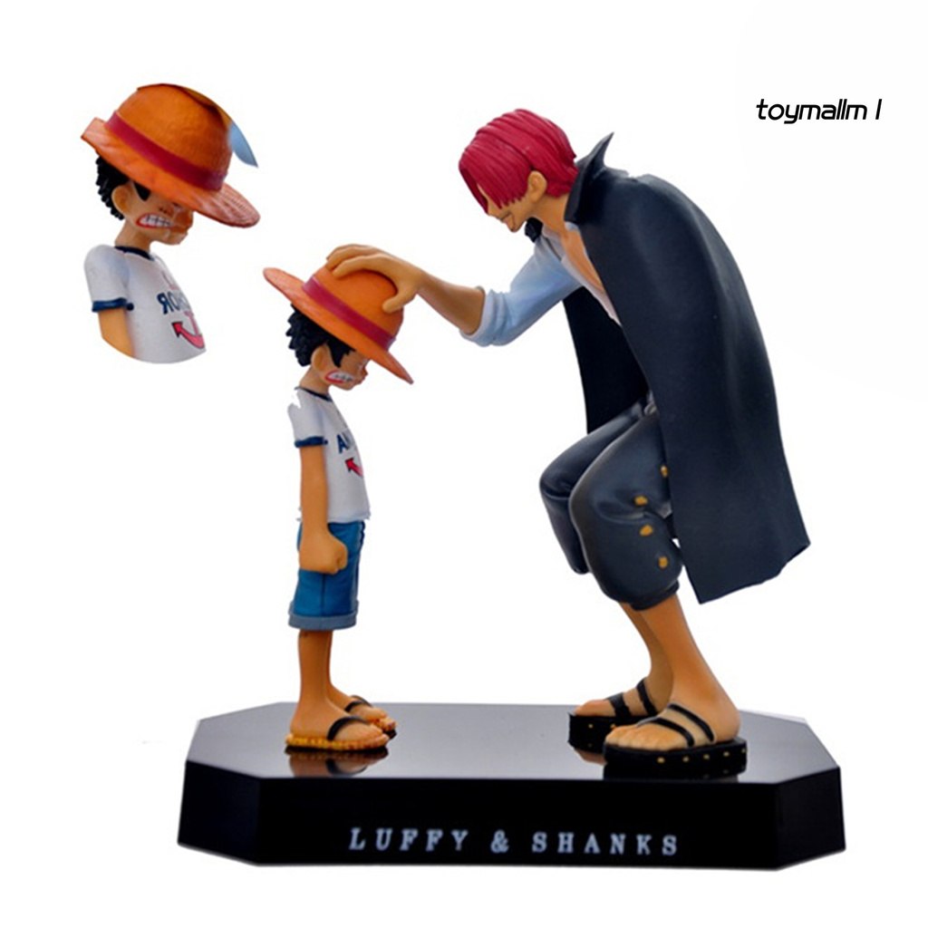 toymall Anime One Piece Luffy Shanks Model Toys Home Decoration Collection Supplies