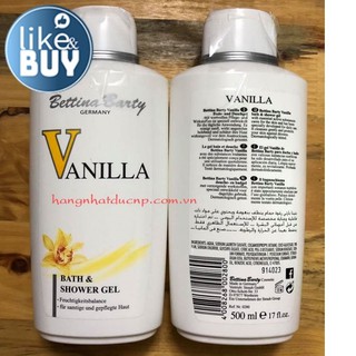 Sữa tắm hương nước hoa Vanilla 500ml của Đức