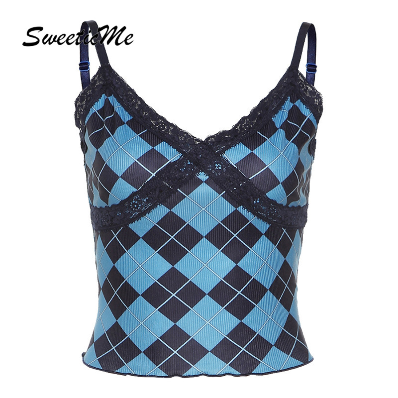 Áo Lửng Hai Dây Phối Ren Hoa Thời Trang 2021 Dành Cho Nữ