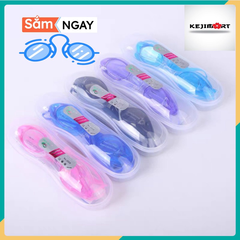 Kính bơi người lớn wenfei, chống nước,chống mờ,êm ái và độ bền cao.Có hộp đựng sang chảnh
