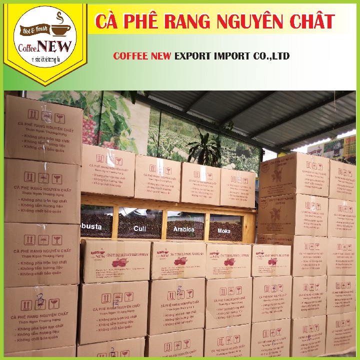 1Kg Cafe Robusta Nguyên Chất-2Gói 500g Loại Hảo Hạng-Thể Chất Mạnh-Hương Thơm Nồng-Hậu Đậm-Vị Đắng-Coffee New | BigBuy360 - bigbuy360.vn