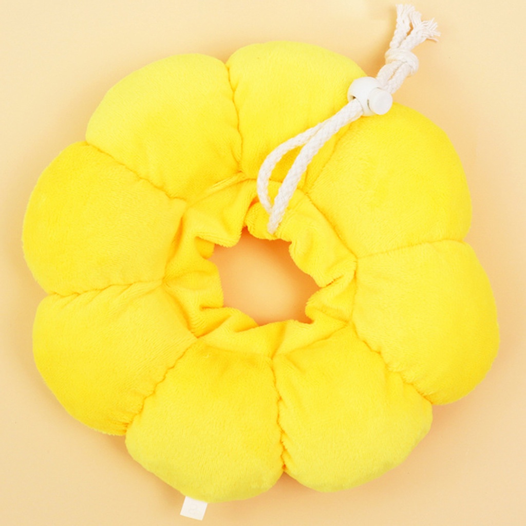 Vòng Cổ Elizabethan Hình Hoa Hướng Dương Chống Trầy Chống Liếm Bảo Vệ Vết Thương Có Thể Điều Chỉnh Cho Thú Cưng