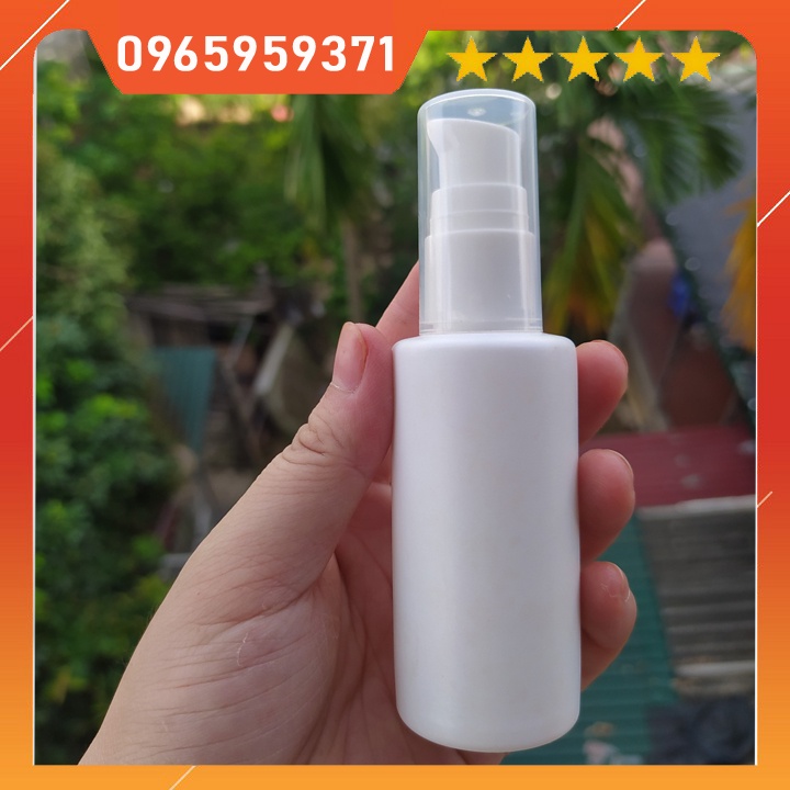 Chai vòi nhấn 50ml đựng gel rửa tay, sữa tắm, dầu gội, kem tẩy lông Nguyên liệu làm mỹ phẩm Nguyên liệu làm son handmde