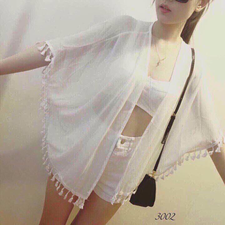 Đồ bơi nữ Khoác Trơn Ngắn