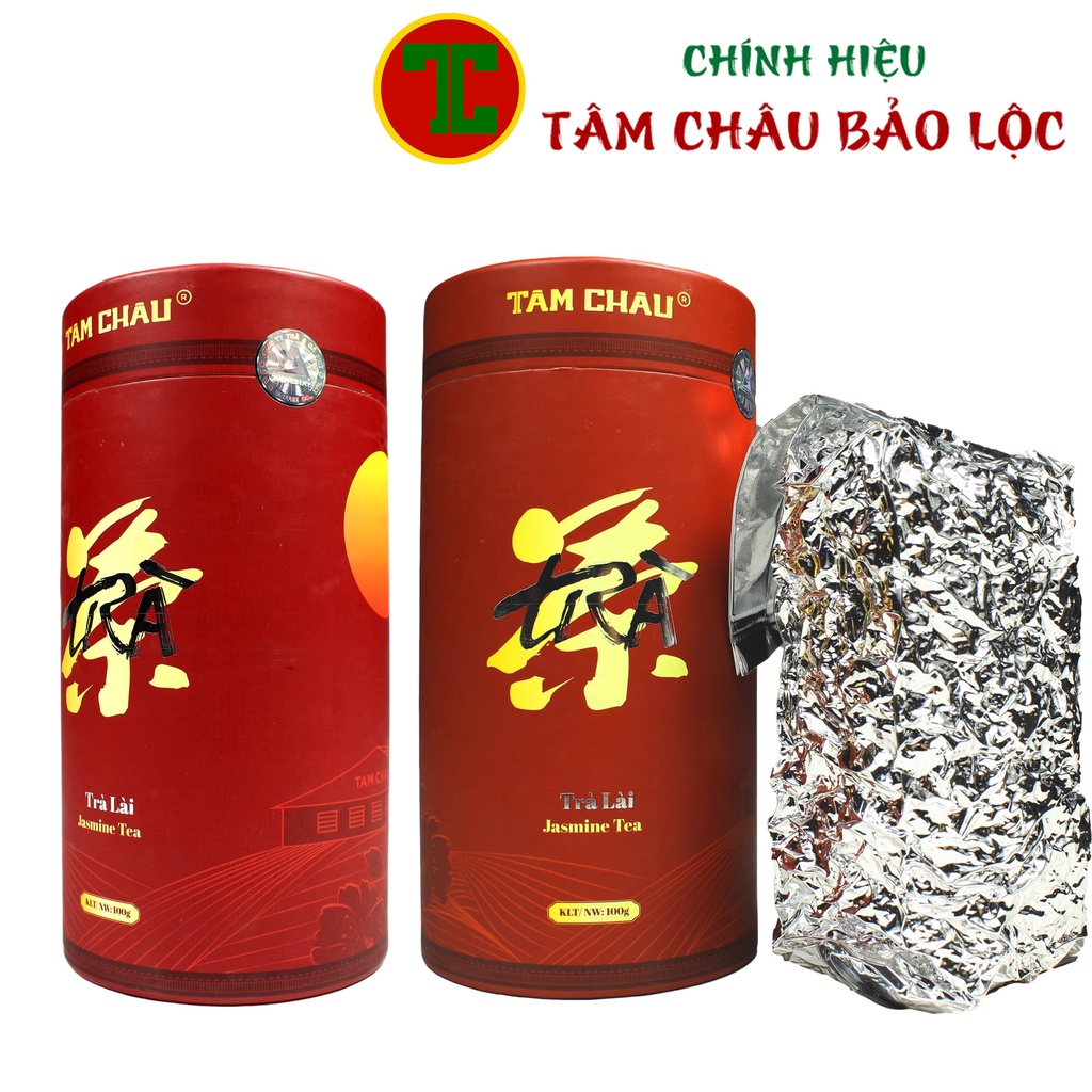 Trà Lài Lon Giấy Đỏ 100gr Cao Cấp