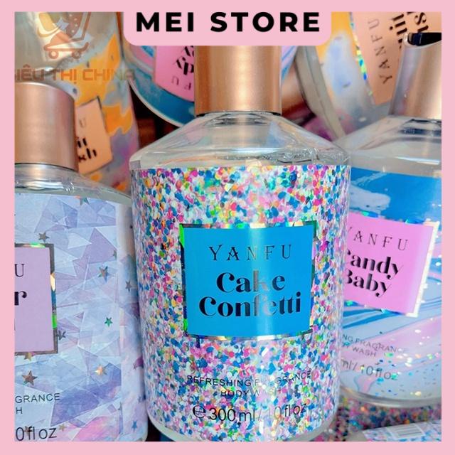 Sữa Tắm Nước Hoa YANFU VICTORIA Mùi Chuẩn Thơm Mẫu Mới 300ml