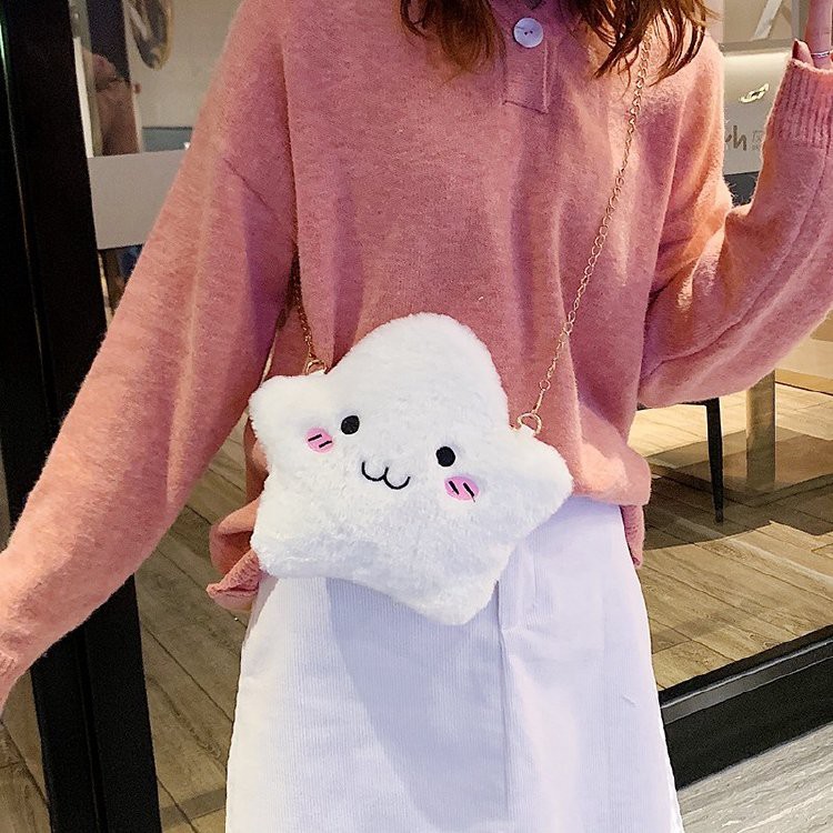 T40- Túi Đeo Chéo Hình Sao Messenger dễ thương dành cho cô gái hợp thời trang