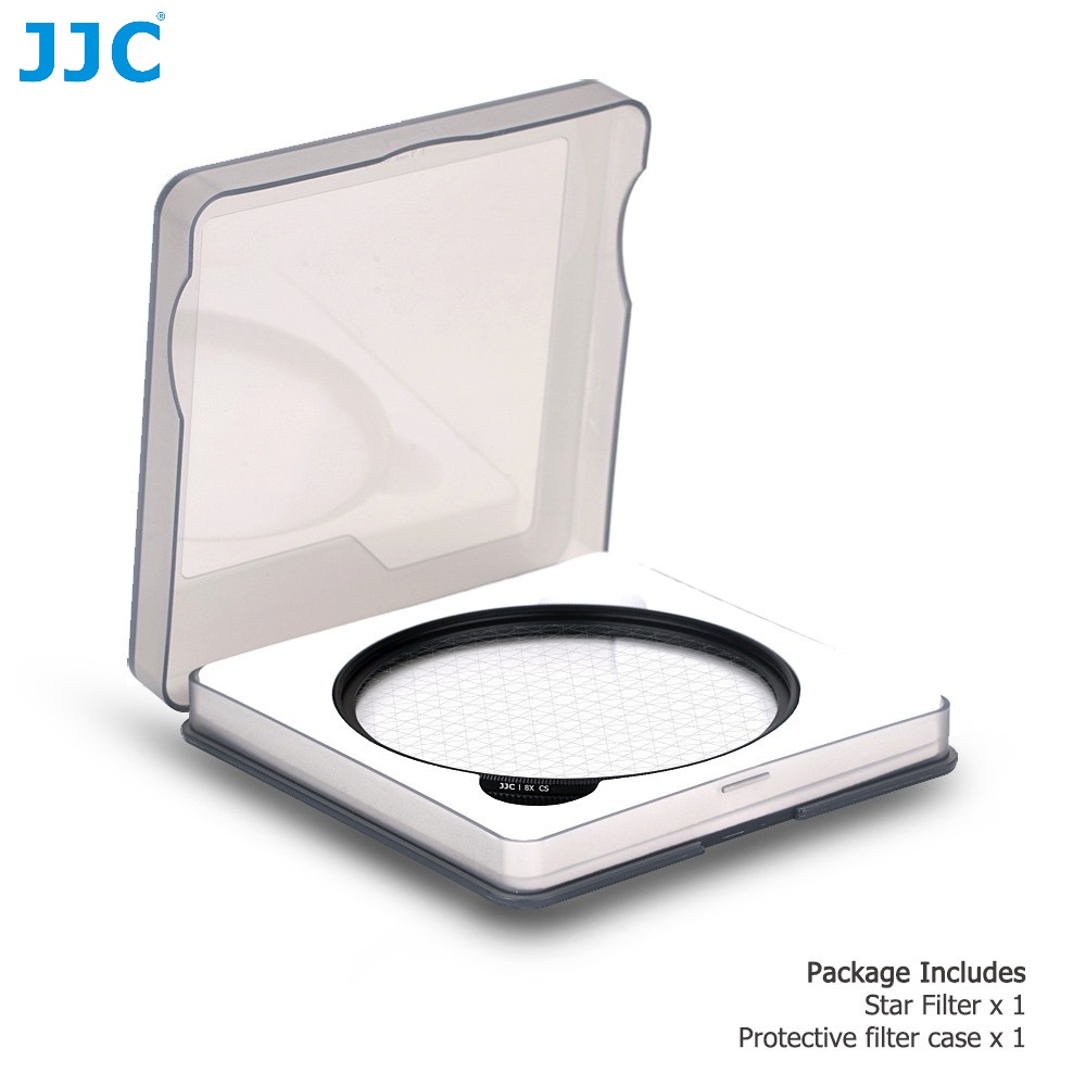 JJC Kính lọc máy ảnh sao 4/ 6/ 8 điểm thay thế được 40.5 49 52 55 58 62 67 72 77mm dành cho ống kính không gương lật DSLR