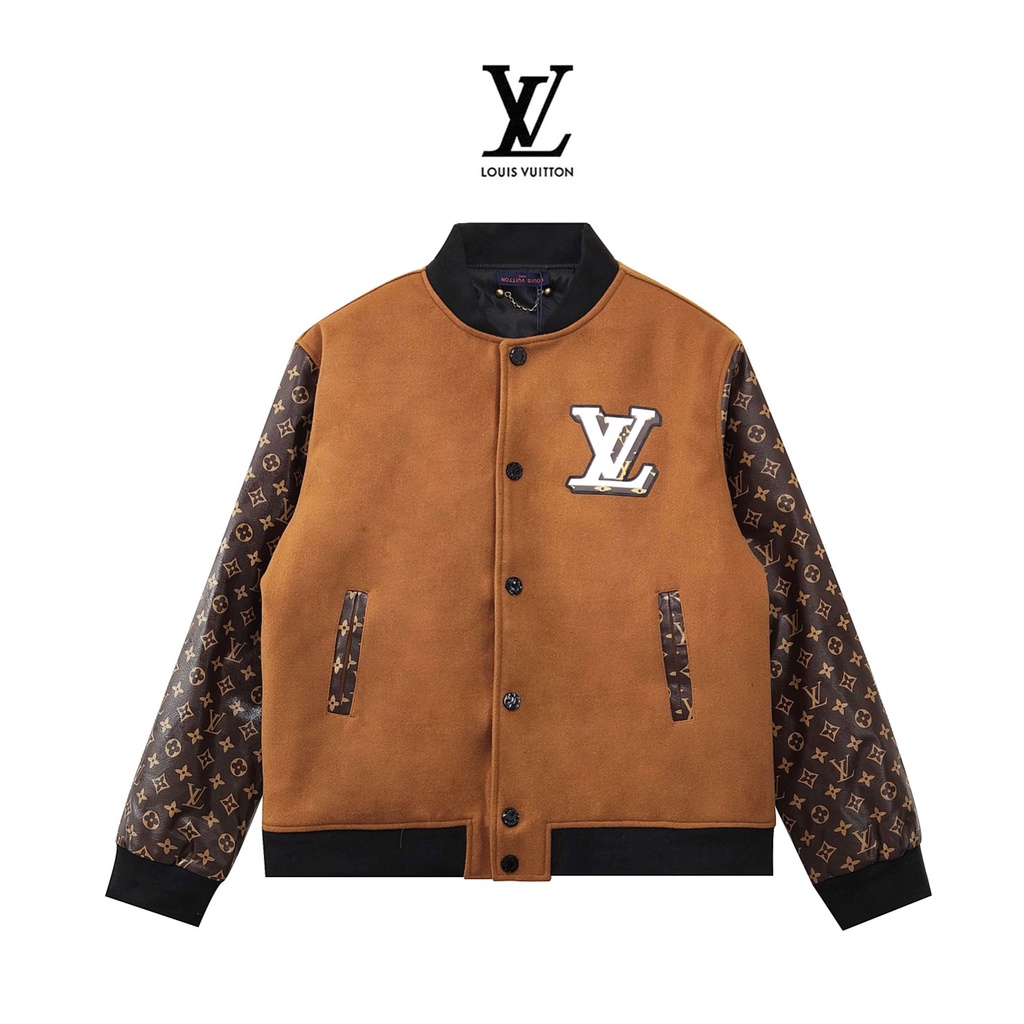 Áo Jacket Louis Vuitton Brown FW22 ( Full Tag, mac,... )