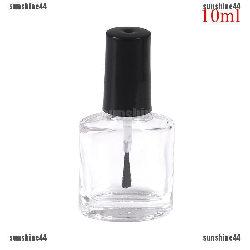 Lọ Thủy Tinh Rỗng Đựng Nước Sơn Móng Tay 10 / 15ml Kèm Cọ Tiện Dụng