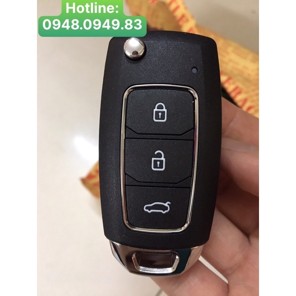 Chìa khoá gập Toyota: Vios, inova, fortuner,alltis.. Hỗ trợ cắt chìa qua hình ảnh bằng công nghệ CNC