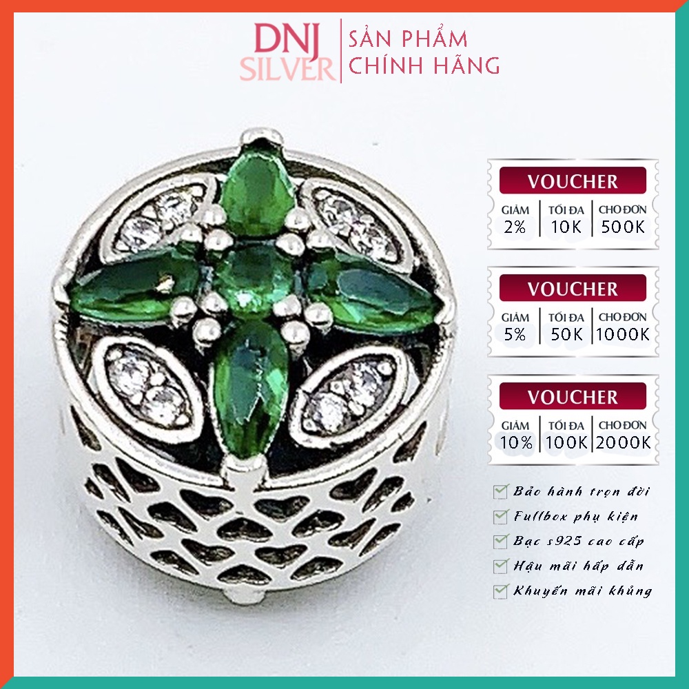 [Hàng cao cấp] Vòng tay bạc 925 cao cấp - Vòng tay charm bạc Lucky Friend, mẫu charm mang ý nghĩa tình bạn - DNB028