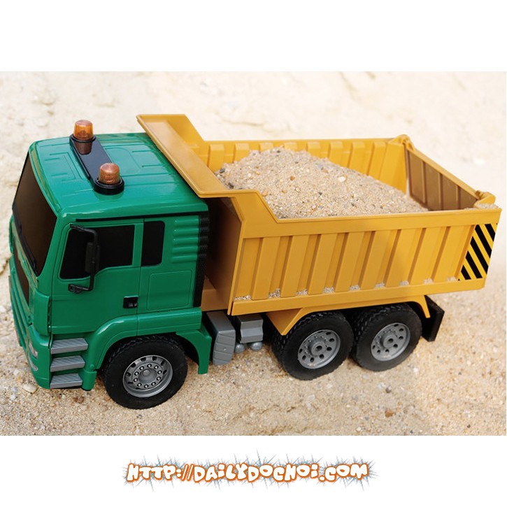Xe ben điều khiển từ xa tỉ lệ 1:20 chính hãng Double Eagle E520-001