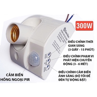 Đui đèn cảm biến chuyển động Rạng Đông