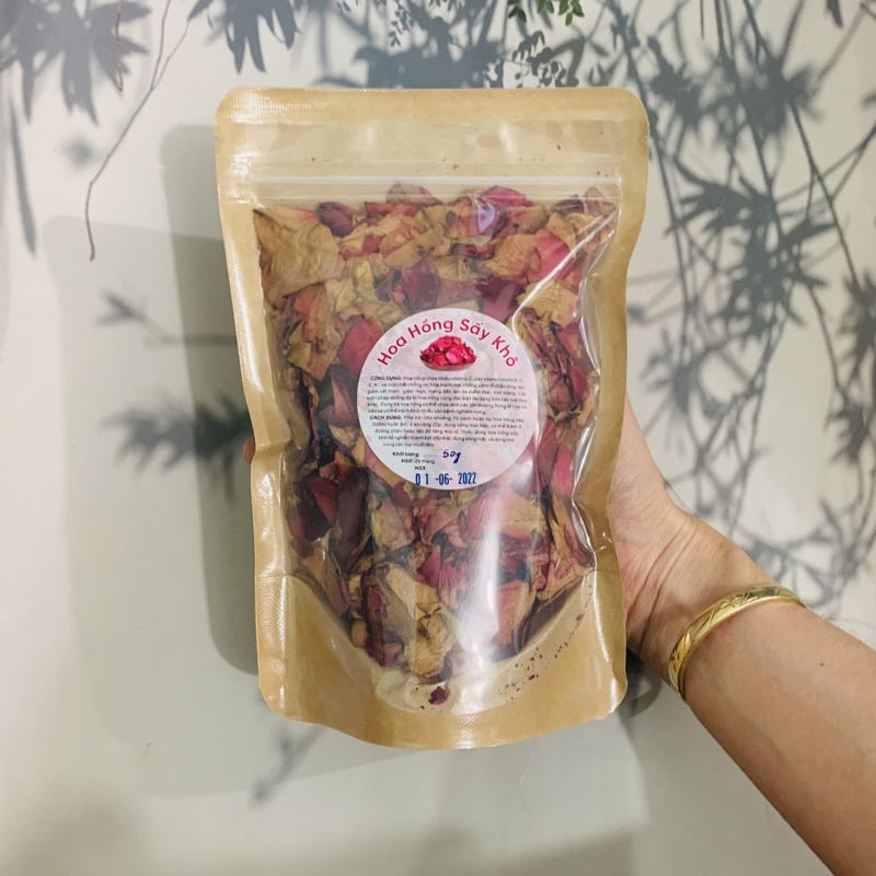 Cánh hoa hồng đỏ khô Làm trà/ Xông hơi/ Ngâm bồn tắm