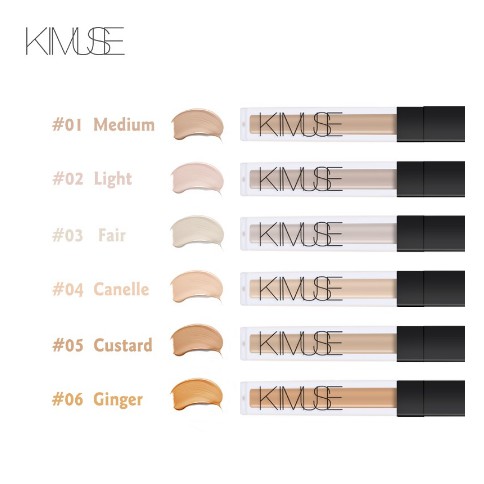 Kem che khuyết điểm KIMUSE lâu trôi chống thấm nước mang lại lớp trang điểm hoàn hảo 6ml - AU0101 | BigBuy360 - bigbuy360.vn