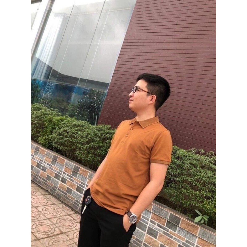 ANA15 - ÁO POLO NAM TRƠN CỔ DỆT SỌC GALV | BigBuy360 - bigbuy360.vn