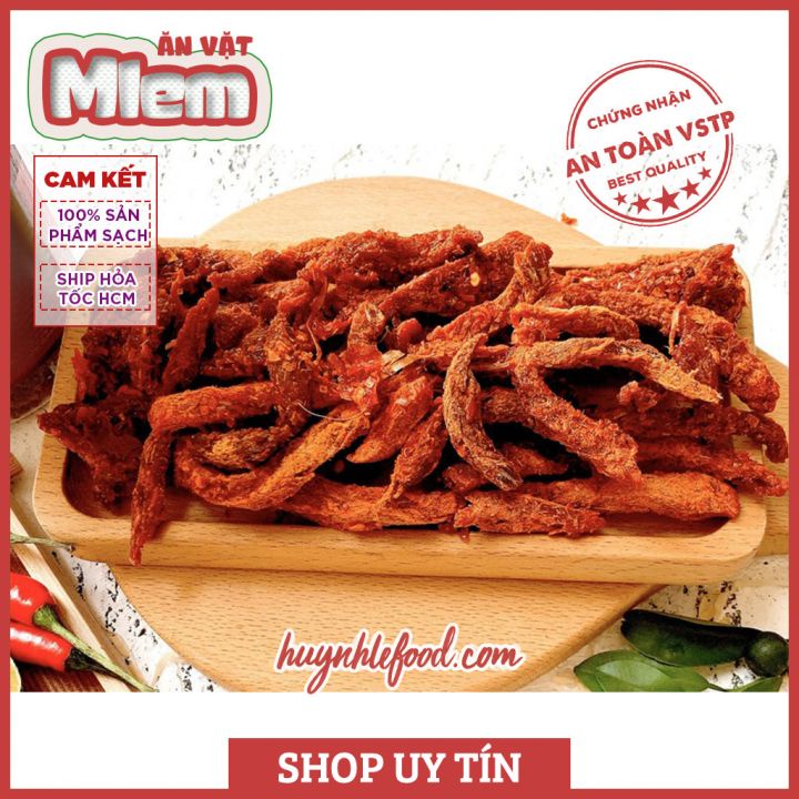 Khô Bò Xé Tỏi Ớt ( Khô Bò Que) Loại Ngon - Đậm Vị, Cay Vừa Ăn Vặt Mlem - Hộp 300g - Ăn Vặt MLem