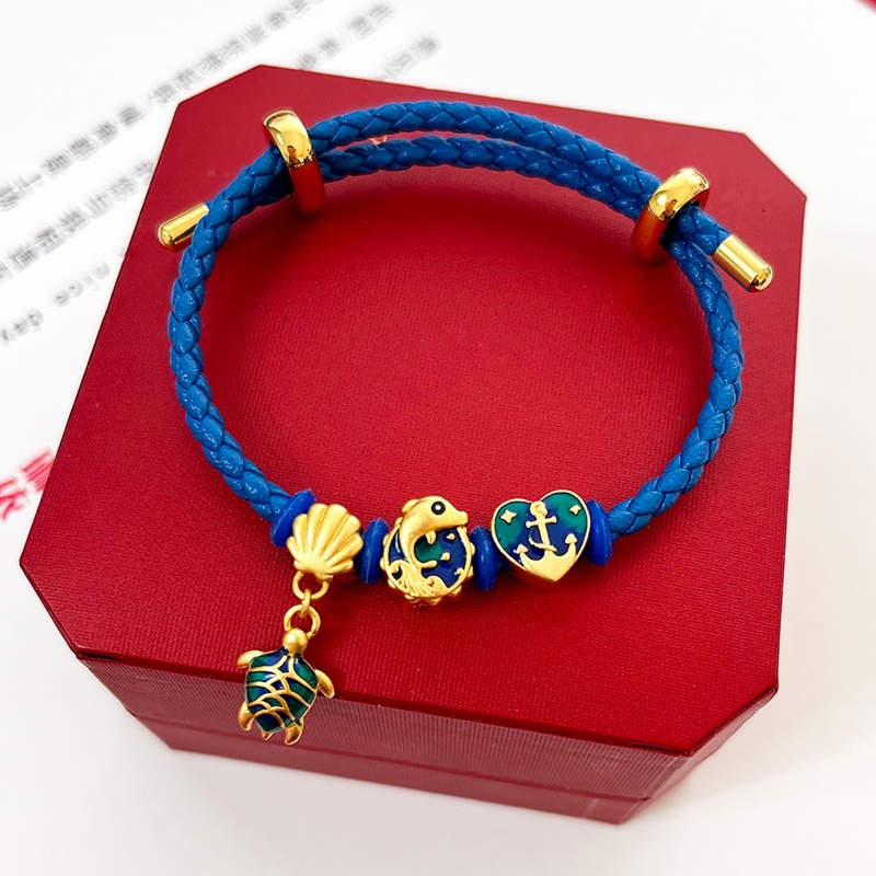 Hạt Xỏ Vòng Tay Hình Cá Ngựa / Thuyền Buồm Độc Đáo diy