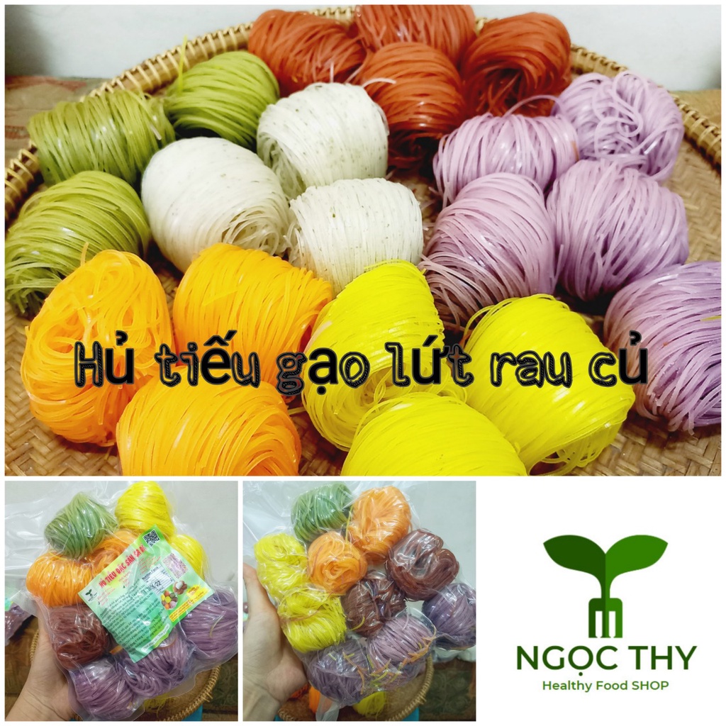 NT Food Đặc sản Hủ tiếu cuộn gạo lứt và rau củ Sa Đéc dai ngon dinh dưỡng