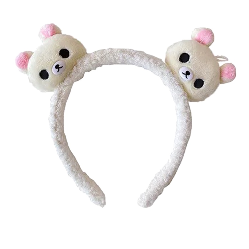 Băng Đô Rửa Mặt / Trang Điểm Bằng Vải Bông Chống Trượt Phong Cách Hàn Quốc Cho Nữ