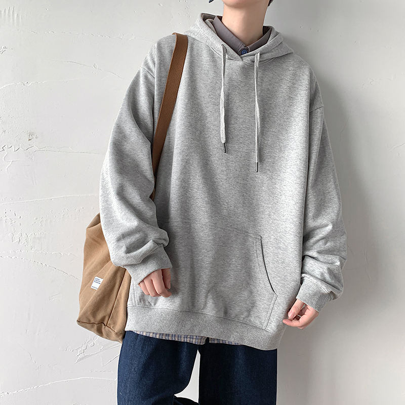 Áo Hoodie IFNICEFUTURE Cotton Dáng Rộng Phong Cách Hồng Kông Có 17 Màu Lựa Chọn