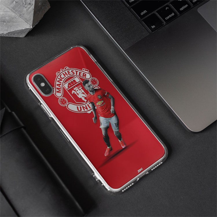 Ốp lưng Bruno Fernandes đẹp trai CLB Manchester United cho Iphone 5 6 7 8 Plus 11 12 Pro Max X Xr FOO20210106