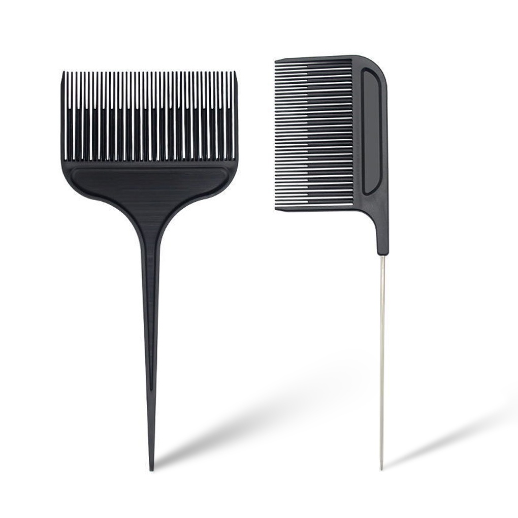 [Hàng mới về] Set 2 lược đuôi chuột và lược tròn nhuộm tóc tại nhà DIY