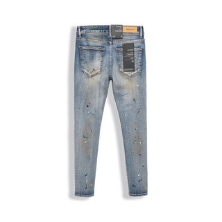 Quần Jean Nam, Jean Nam Skinny INF Wash Vẩy Sơn, Chất Vải Denim Cotton Co Giãn, QJ002973, SOMEHOW