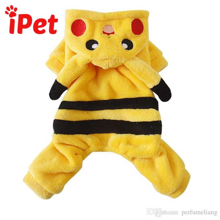 Quần Áo Cho Chó Mèo Hình Pikachu Dễ Thương - iPet Shop