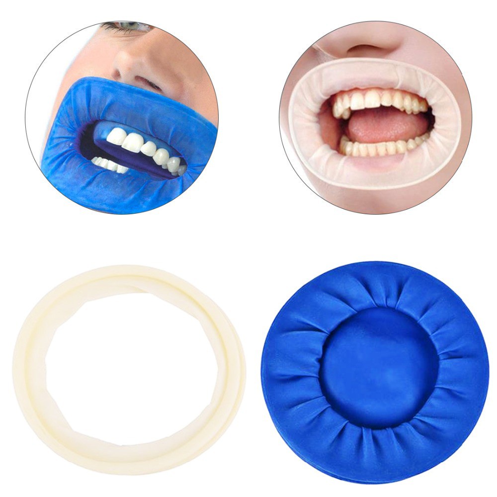 Dụng Cụ Hỗ Trợ Mở Miệng Bằng Cao Su Mềm Màu Xanh Dương