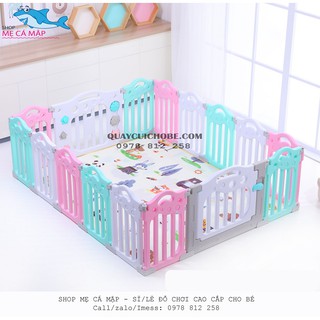Quây cũi nhựa Bambi Kids kẻ sọc, tổng kho sẵn, full sỉ lẻ