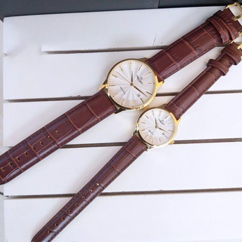 Đồng hồ đôi SRWATCH nam SG1056.4602TE và nữ SL1056.4602TE mặt kính sapphire , chống trầy , chống nước