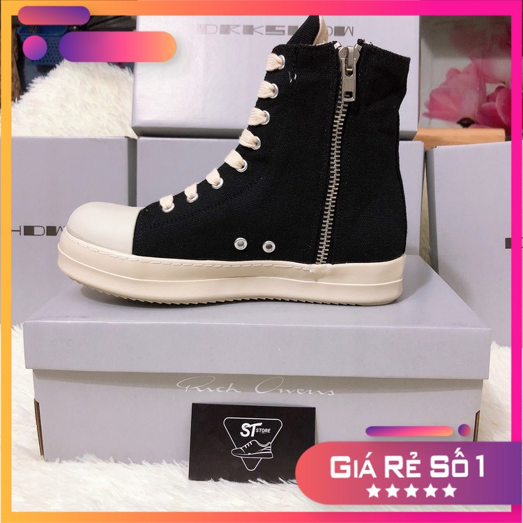 [Thanh Lý Xả Kho] Giày Rick Owens Cổ Cao Đế vani thơm phức Tặng Hộp Bill Tất Lọ Vệ sinh Giầy | BigBuy360 - bigbuy360.vn