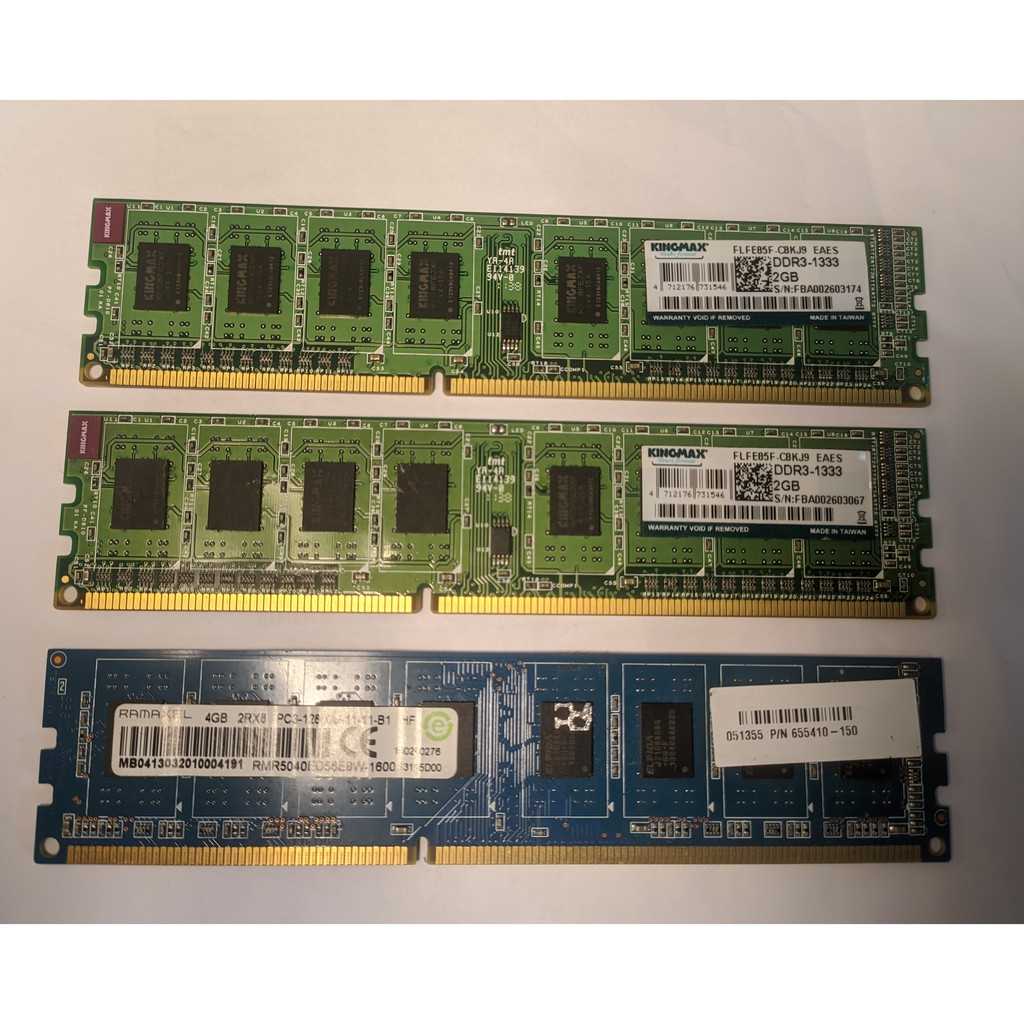 Bộ nhớ RAM máy tính bàn/laptop DDR3 2-4GB, bus 1333-1600 cũ | WebRaoVat - webraovat.net.vn