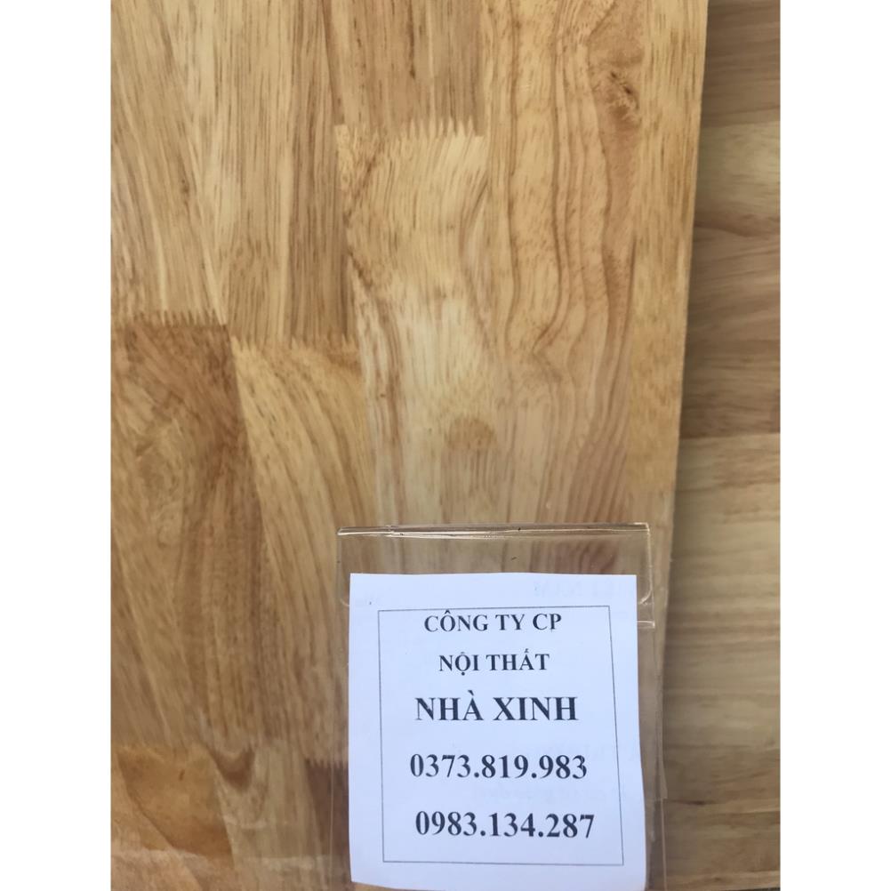 Mặt bàn dài 160cm rộng 30cm,35cm,40cm,45cm,50cm,60cm,... gỗ thịt , mặt bàn gỗ cao su phun bóng 2 mặt hàng