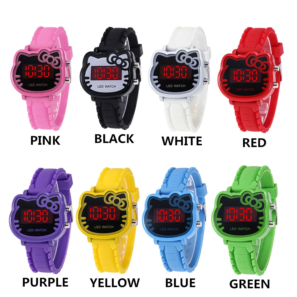 Đồng Hồ Điện Tử Chống Thấm Nước Hình Hello Kitty Cho Bé | BigBuy360 - bigbuy360.vn