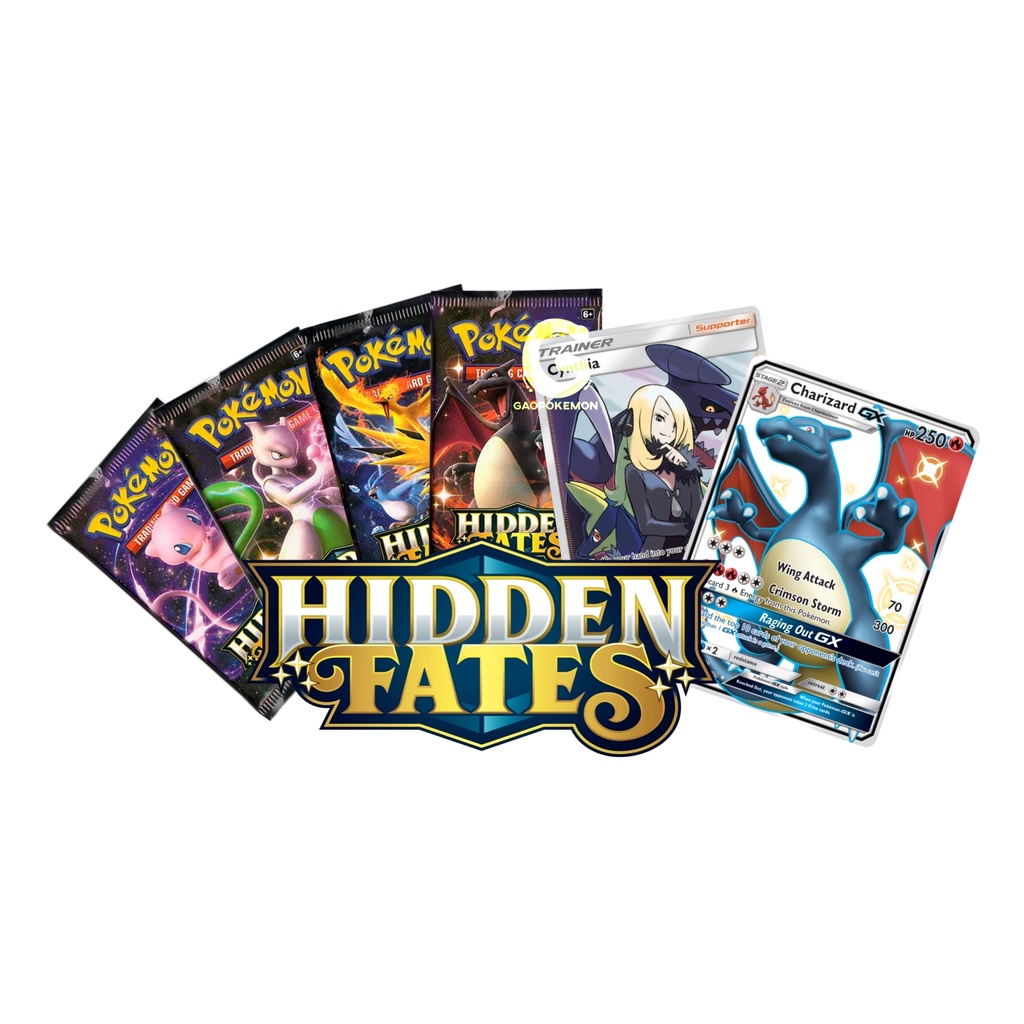 Gói thẻ bài Pokémon TCG - Hidden Fates chính hãng