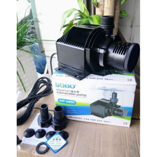 MÁY BƠM HỒ CÁ SOBO 6800 CÔNG SUẤT 60W , MÁY BƠM NƯỚC CHO HỒ CÁ CẢNH