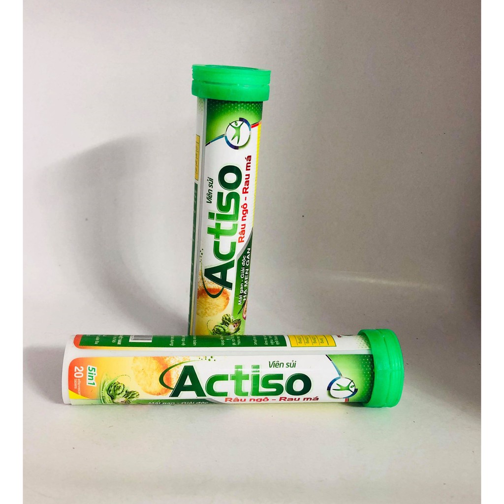 VIÊN SỦI GIẢI ĐỘC GAN ACTISO Râu ngô - rau má | Thế Giới Skin Care