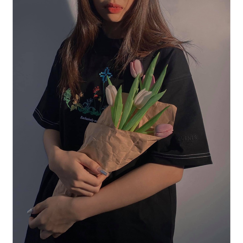 [Mã SKAMPUSHA8 giảm 8% đơn 300K] Áo thun LEVENTS Floral 0.5/ Black | BigBuy360 - bigbuy360.vn