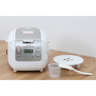 Nồi cơm điện tử Toshiba (Nhật Bản) RC-10NMFVN(WT) 1 lít sản xuất Thái Lan (MỚI 100%, BH 12 THÁNG CHÍNH HÃNG)