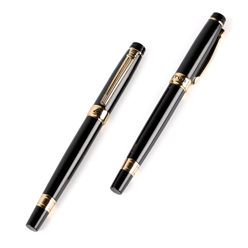 Bút Máy Kim Loại Ngòi F Chuyển Đổi Piston Có Thể Đổ Đầy Cho Học Sinh Mới Bắt Đầu