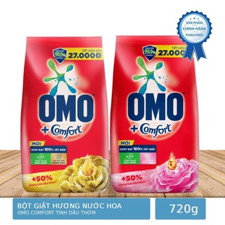 Bột Giặt OMO Comfort Tinh Dầu Thơm 720g
