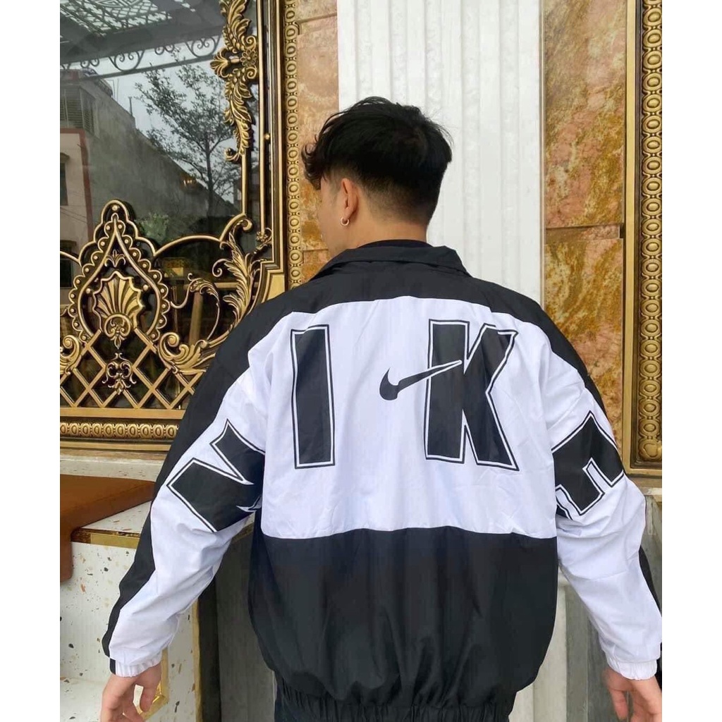 Áo khoác nike Jacket Vintage Dù 2 Lớp - BICO 09