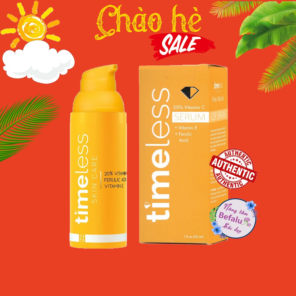 Timeless Vitamin C 20% + E + Ferulic Acid Tinh Chất Giảm Thâm Dưỡng Sáng Da | BigBuy360 - bigbuy360.vn