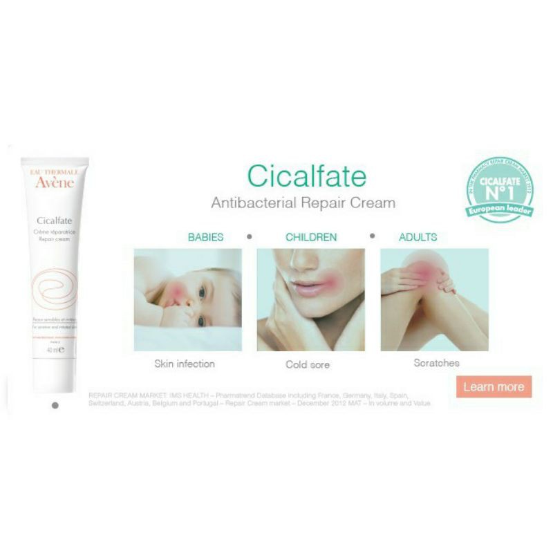  Kem Phục Hồi Da, Lành Sẹo, Chống Nhiễm Khuẩn Avène Cicalfate Cream