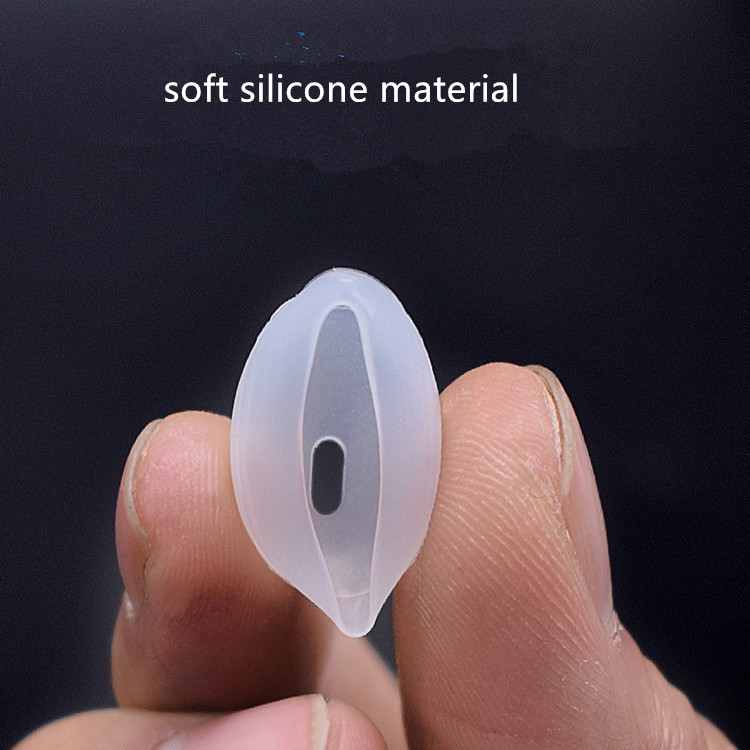 1 Cặp Nút Tai Nghe Thay Thế Bằng Cao Su Silicon Cho iPhone