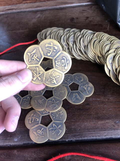 Đồng xu hoa mai bằng đồng vàng | BigBuy360 - bigbuy360.vn